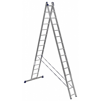 Лестница двухсекционная алюминиевая 2х15 арт. 6215