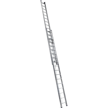 Лестница двухсекционная алюминиевая выдвижная с тросом Alumet 2х18 арт. 3218