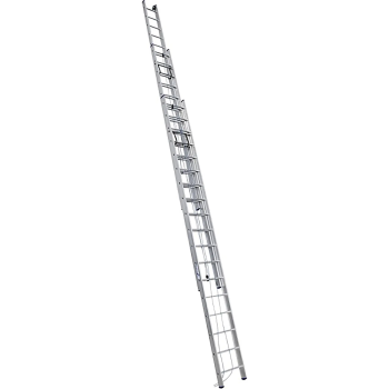 Лестница трехсекционная алюминиевая выдвижная с тросом Alumet 3х23 арт. 3323